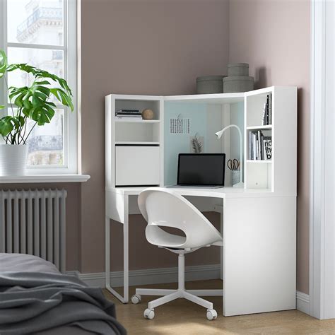 ikea corner desk with shelves|More.